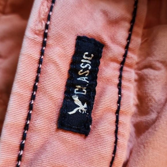 American Eagle Chino Shorts Men's 30 Pink Classic fit Active Lived In - Picture 5 of 11